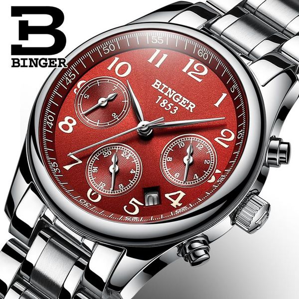 wristwatches switzerland binger women watches quartz watch waterproof relogio feminino sapphire clock b-603w3, Slivery;brown
wristwatches switzerland binger women watches quartz watch waterproof relogio feminino sapphire clock b-603w3, Slivery;brown