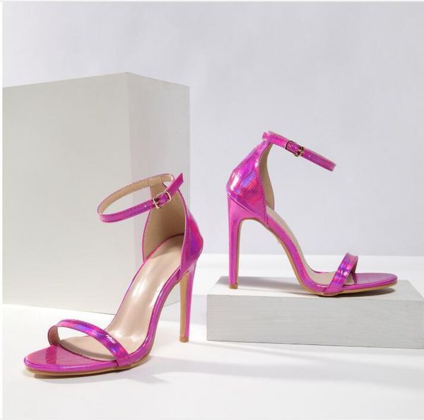 ankle strap summer candy sandals shoes thin heel high heels open toe pointy nightclub bridal shoe women, Black
ankle strap summer candy sandals shoes thin heel high heels open toe pointy nightclub bridal shoe women, Black