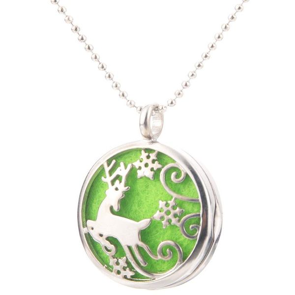 pendants christmas sika deer essential oil diffuser necklace fashion perfume locket pendant creative fine jewelry, Black
pendants christmas sika deer essential oil diffuser necklace fashion perfume locket pendant creative fine jewelry, Black
