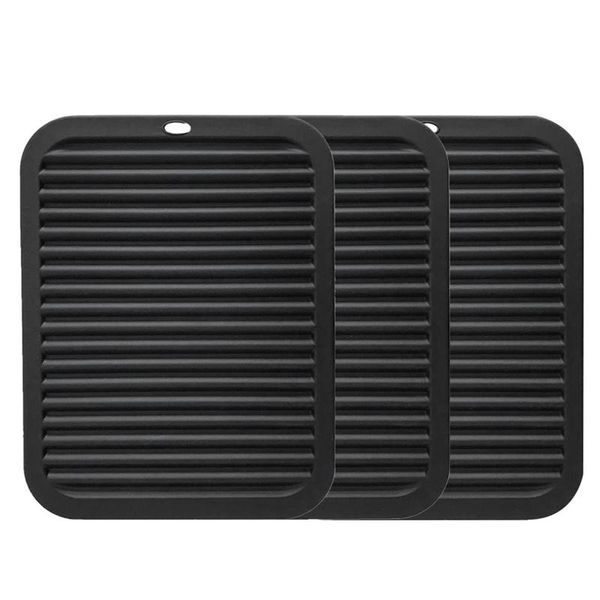 mats & pads silicone non slip heat resistant pads,dish and pot counter mat table drying mat,placemats,coasters