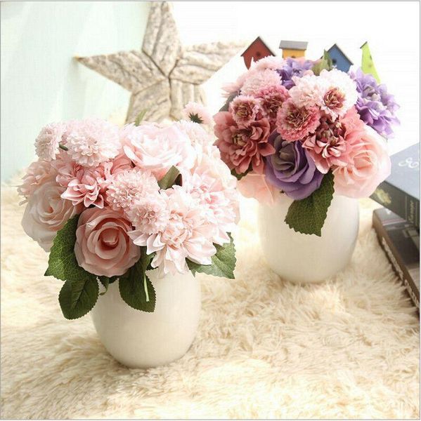 bouquet artificial fake peony silk flower bridal hydrangea wedding party decor rose home decoration drop decorative flowers & wreaths
bouquet artificial fake peony silk flower bridal hydrangea wedding party decor rose home decoration drop decorative flowers & wreaths