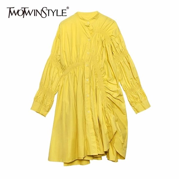 ruched long sleeve shirt dress female lantern asymmetrical casual dresses women big sizes autumn 210520, Black;gray
ruched long sleeve shirt dress female lantern asymmetrical casual dresses women big sizes autumn 210520, Black;gray