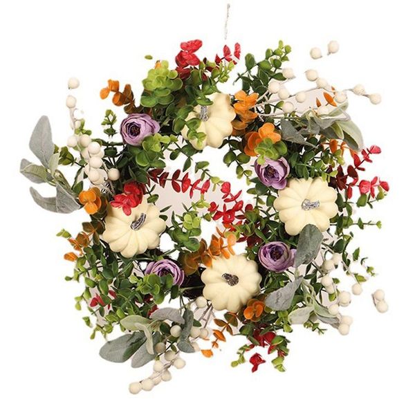 novelty items artificial christmas wreath with eucalyptus leaf pumpkin rose flower for front door wall window wedding party home decor
novelty items artificial christmas wreath with eucalyptus leaf pumpkin rose flower for front door wall window wedding party home decor