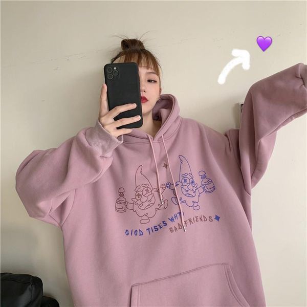 cute print hoodie loose women's sweatshirts japanese harajuku ulzzang casual ladies 2021 korean kawaii hoodies for female &, Black
cute print hoodie loose women's sweatshirts japanese harajuku ulzzang casual ladies 2021 korean kawaii hoodies for female &, Black