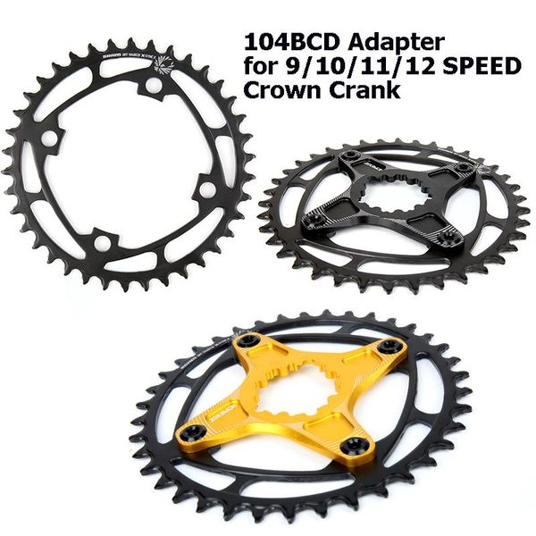 bike heels & chainwheels eagle chainring 38t 6mm offset zrace direct mount 104bcd adapter 9/10/11/12 speed crown crank 142x12mm 13
bike heels & chainwheels eagle chainring 38t 6mm offset zrace direct mount 104bcd adapter 9/10/11/12 speed crown crank 142x12mm 13