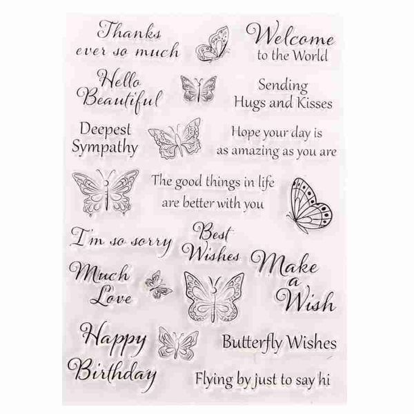 butterfly clear stamp rubber transparent silicone seal for diy scrapbooking po decorative crafts baking & pastry tools
butterfly clear stamp rubber transparent silicone seal for diy scrapbooking po decorative crafts baking & pastry tools