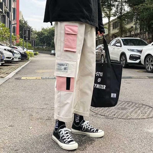men's pants men fashion splicing multi pocket harem joggers 2021 male trousers mens solid sweatpants large size, Black
men's pants men fashion splicing multi pocket harem joggers 2021 male trousers mens solid sweatpants large size, Black