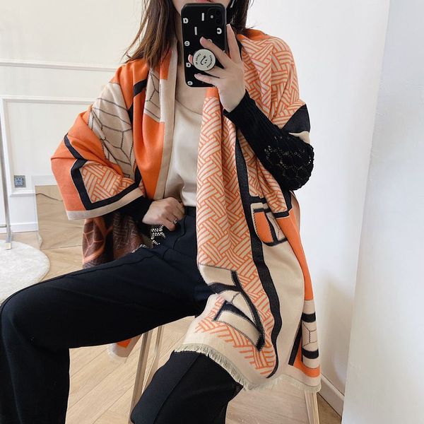 fashion net red new plaid imitation scarf star's same versatile thickened warm cashmere shawl, Blue;gray
fashion net red new plaid imitation scarf star's same versatile thickened warm cashmere shawl, Blue;gray