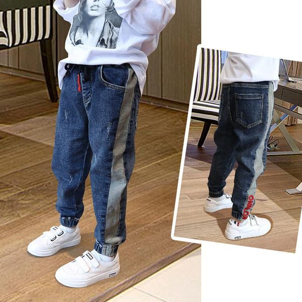 children's 2021 spring and autumn boy jeans korean version of the trend casual embroidery kids patchwork kj11, Blue
children's 2021 spring and autumn boy jeans korean version of the trend casual embroidery kids patchwork kj11, Blue
