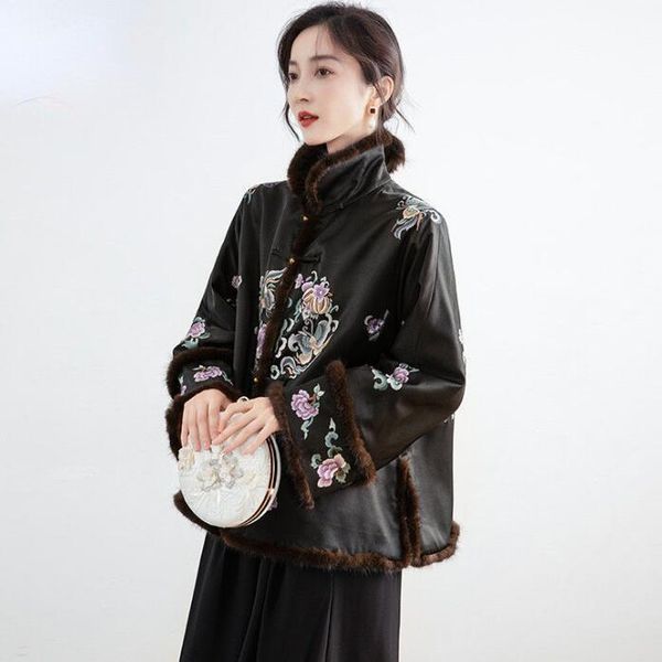 ethnic clothing china style traditional black cotton jacket printing hanfu women chinese tang suit female vintage clothes coat mt708, Red
ethnic clothing china style traditional black cotton jacket printing hanfu women chinese tang suit female vintage clothes coat mt708, Red