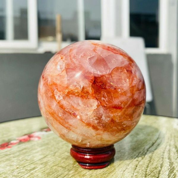 decorative objects & figurines natural red fire quartz hematoid polished crystal palm ball healing
decorative objects & figurines natural red fire quartz hematoid polished crystal palm ball healing