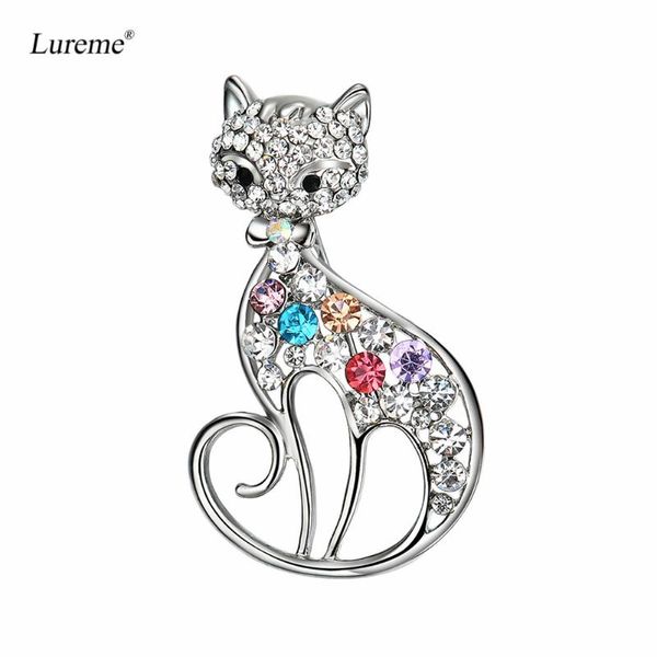pins, brooches lureme lovely colorful strass cat brooch pin jewelry gift for women girls (br000085), Gray
pins, brooches lureme lovely colorful strass cat brooch pin jewelry gift for women girls (br000085), Gray