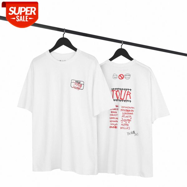 travis scott hand-painted lines oversized version of hip-hop high street short-sleeved t-shirt #hu2u, White;black
travis scott hand-painted lines oversized version of hip-hop high street short-sleeved t-shirt #hu2u, White;black