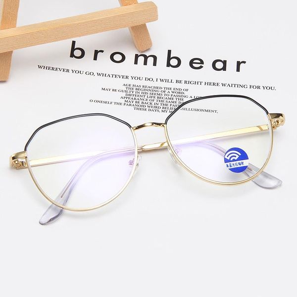 fashion sunglasses frames irregular polygon glasses frame metal retro trend men and women anti-blue light eye flat mirror., Black
fashion sunglasses frames irregular polygon glasses frame metal retro trend men and women anti-blue light eye flat mirror., Black