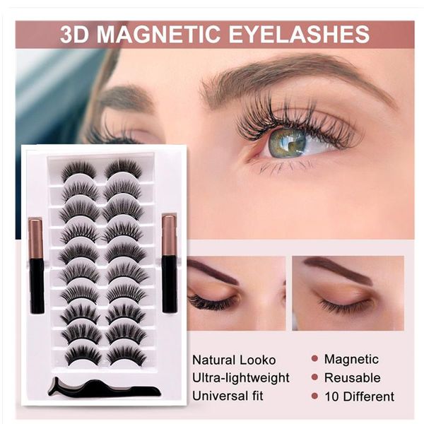 pairs magnetic eyelashes 3d natural magnet false lashes waterproof long lasting eyeliner sets makeup tool
pairs magnetic eyelashes 3d natural magnet false lashes waterproof long lasting eyeliner sets makeup tool