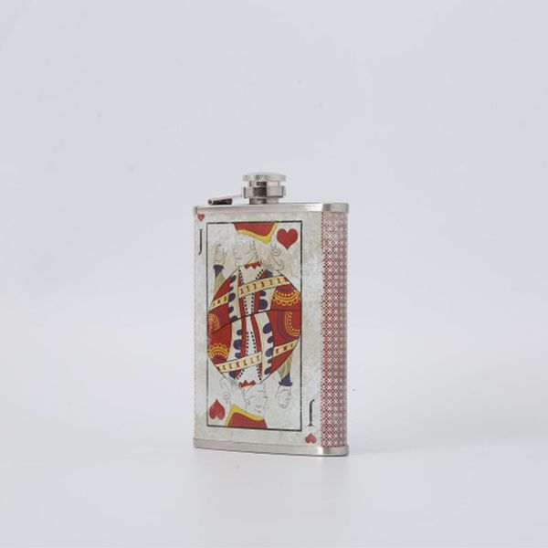 flask flagon fashion 304 stainless steel wine pot poker old style men's portable