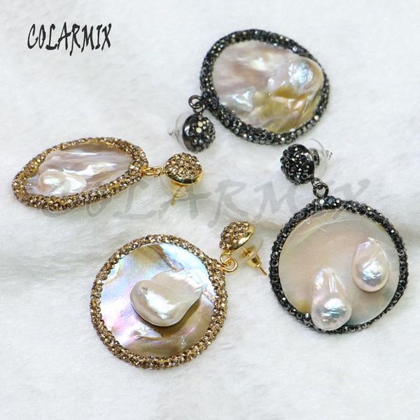 5pairs round shell earrings jewelry from pearl wholesale for women hook earring gift 6070 dangle & chandelier, Silver
5pairs round shell earrings jewelry from pearl wholesale for women hook earring gift 6070 dangle & chandelier, Silver