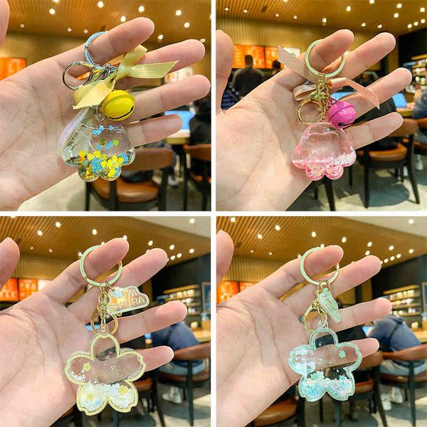 keyring keychain cute acrylic cat claw snowflake flake key chain pendant creative gift couple backpack, Silver
keyring keychain cute acrylic cat claw snowflake flake key chain pendant creative gift couple backpack, Silver