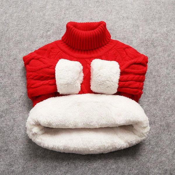 pullover winter boy girl kid thick knitted turtleneck shirts baby sweater plush inside pure color solid fluff, Blue
pullover winter boy girl kid thick knitted turtleneck shirts baby sweater plush inside pure color solid fluff, Blue