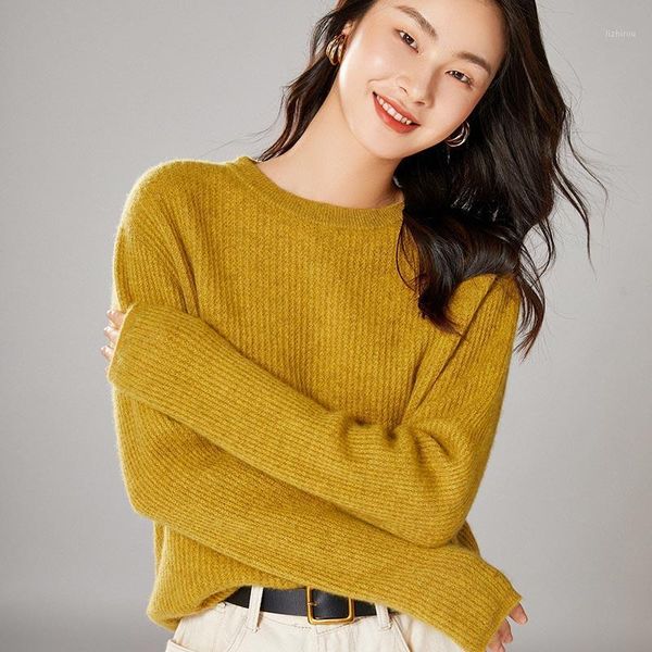 women's sweaters female knitwears 100% pure merino wool knitted 2021 winter o-neck long sleeve soft warm pullovers white casual jumpers, White;black
women's sweaters female knitwears 100% pure merino wool knitted 2021 winter o-neck long sleeve soft warm pullovers white casual jumpers, White;black
