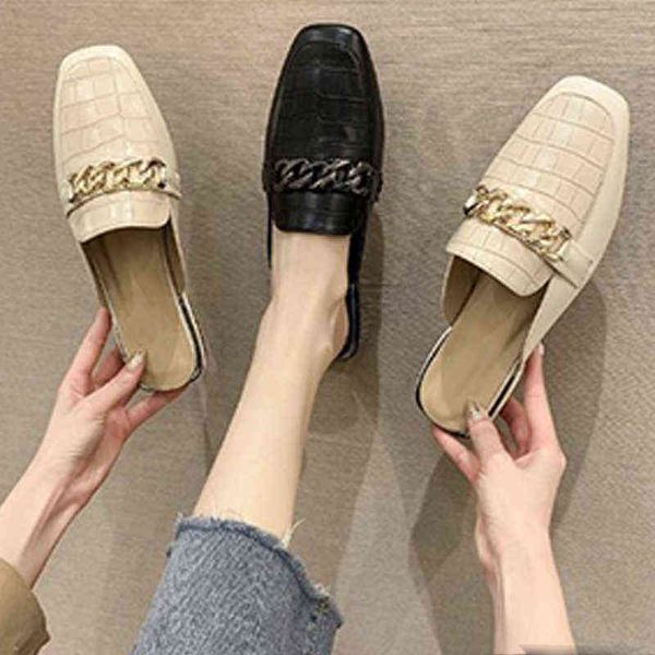 women slippers shoes necklaces square toe outdoor low heels ladies slingbacks flats shallow casual summer fashion plus size new, Black
women slippers shoes necklaces square toe outdoor low heels ladies slingbacks flats shallow casual summer fashion plus size new, Black