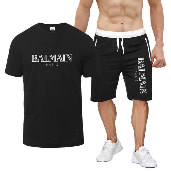 fashion men's tracksuits 2021balmai printed cotton short sleeve t-shirt and wo + shorts casual sports suit, Gray
fashion men's tracksuits 2021balmai printed cotton short sleeve t-shirt and wo + shorts casual sports suit, Gray