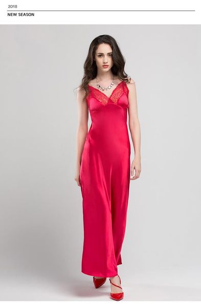 lace womens sleepwears sling sleeping dress satin silk sleepwear women faux long bathrobes female sleeveless v neck nightgowns c1618, Black;red
lace womens sleepwears sling sleeping dress satin silk sleepwear women faux long bathrobes female sleeveless v neck nightgowns c1618, Black;red