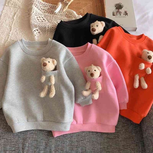 autumn winter arrival girls fashion bear t shirt kids candy color warm fleece clothes 210528, Blue
autumn winter arrival girls fashion bear t shirt kids candy color warm fleece clothes 210528, Blue