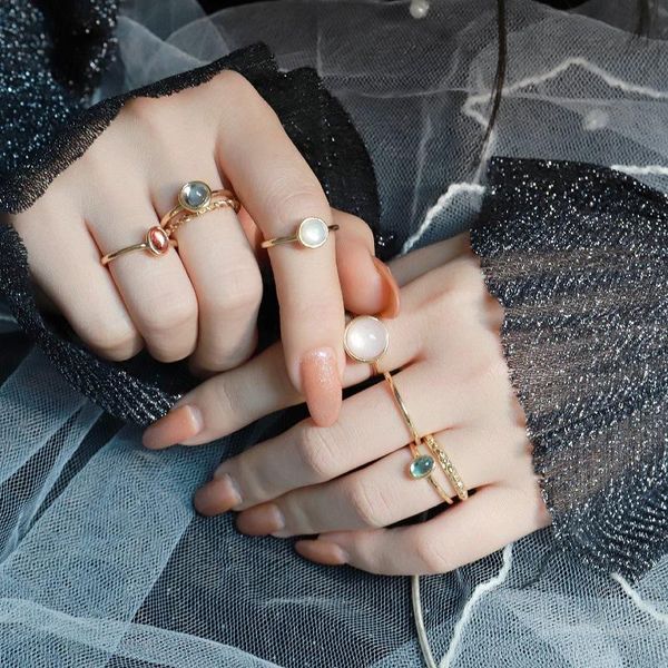 wedding rings 8pcs/set vintage antique gold silver color sets colorful opal stone carve for women bohemian jewelry engagement gifts, Slivery;golden
wedding rings 8pcs/set vintage antique gold silver color sets colorful opal stone carve for women bohemian jewelry engagement gifts, Slivery;golden
