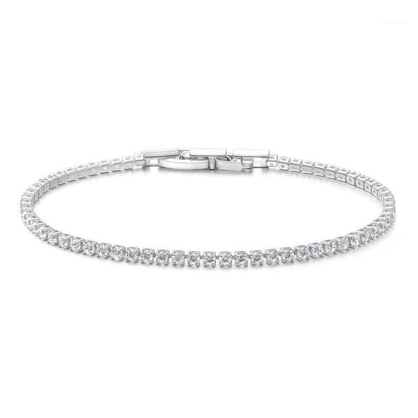 charm bracelets simple one row tennis bracelet white gold filled thin czech dril women's 18.5cm(7.28"), Golden;silver
charm bracelets simple one row tennis bracelet white gold filled thin czech dril women's 18.5cm(7.28"), Golden;silver