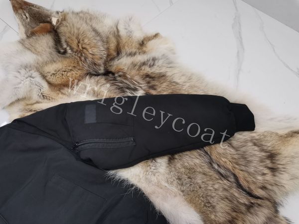 winter parkas outerwear women real wolf fur hooded canada down jacket coats hiver doudoune 90% white down coat 29-30, Black
winter parkas outerwear women real wolf fur hooded canada down jacket coats hiver doudoune 90% white down coat 29-30, Black
