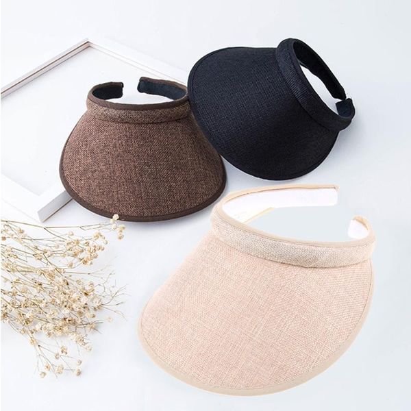 caps & hats women ladies summer weave straw empty beach cap clip-on solid color large wide brim uv protection breathable sun visor rxbf, Yellow
caps & hats women ladies summer weave straw empty beach cap clip-on solid color large wide brim uv protection breathable sun visor rxbf, Yellow