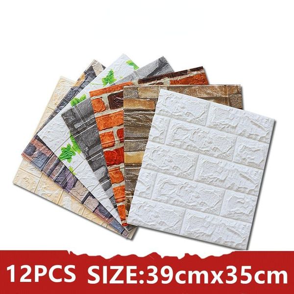 wallpapers 12pcs ly designed 3d brick wall paste foam self-adhesive wallpaper panels home decoration bedroom decor
wallpapers 12pcs ly designed 3d brick wall paste foam self-adhesive wallpaper panels home decoration bedroom decor