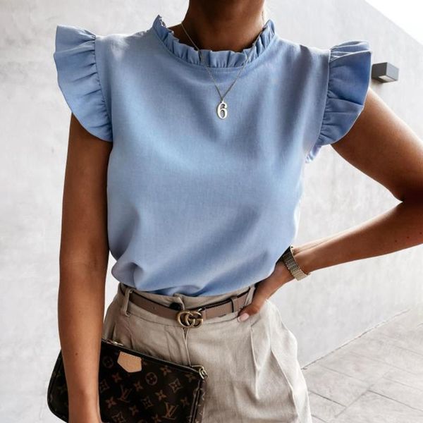 women's t-shirt fashion ruffles sleeve o-neck women t shirt 2021 summer casual white office tee femme pink tshirts
women's t-shirt fashion ruffles sleeve o-neck women t shirt 2021 summer casual white office tee femme pink tshirts