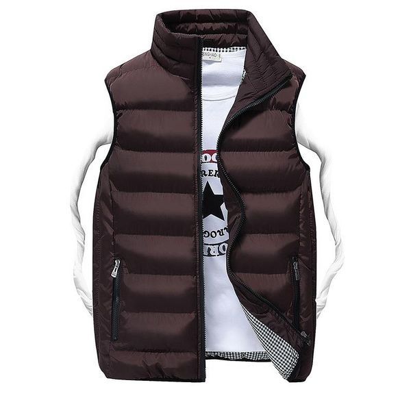 men's vests rlyaeiz 2021 mens jacket sleeveless vest autumn winter fashion casual slim cotton-padded men waistcoat chalecos para hombre, Black;white
men's vests rlyaeiz 2021 mens jacket sleeveless vest autumn winter fashion casual slim cotton-padded men waistcoat chalecos para hombre, Black;white