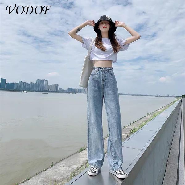 women's jeans trousers straight-leg high-waisted slim-fitting loose casual split washed mother fashion, Blue
women's jeans trousers straight-leg high-waisted slim-fitting loose casual split washed mother fashion, Blue