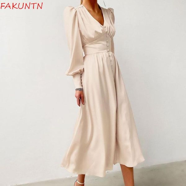 casual dresses elegant satin bishop sleeve a-line dress women high waist button solid vintage lantern long, Black;gray
casual dresses elegant satin bishop sleeve a-line dress women high waist button solid vintage lantern long, Black;gray
