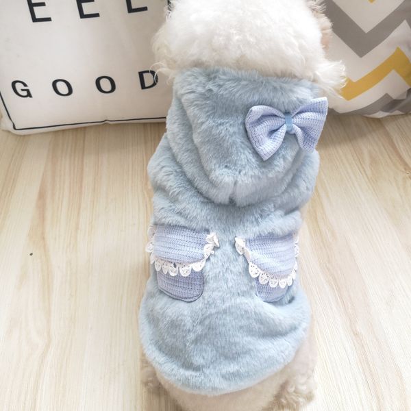 aimeng autumn and winter lady style bow rabbit hair two legged cotton padded cloth small medium-sized dog
aimeng autumn and winter lady style bow rabbit hair two legged cotton padded cloth small medium-sized dog