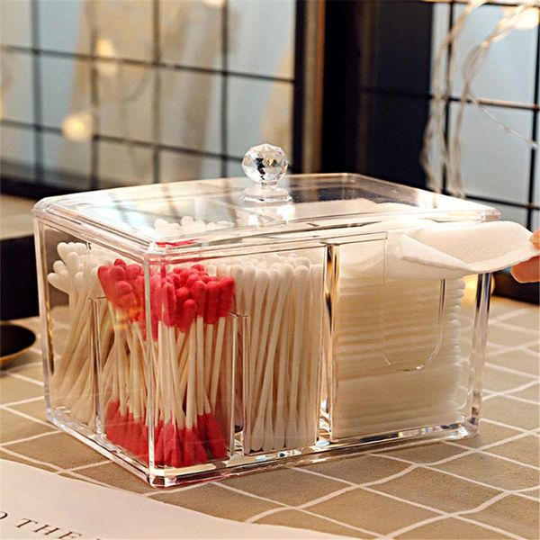 storage boxes & bins transparent cotton swab holder box plastic cosmetics case for lipstick beauty egg ball makeup organizers
storage boxes & bins transparent cotton swab holder box plastic cosmetics case for lipstick beauty egg ball makeup organizers