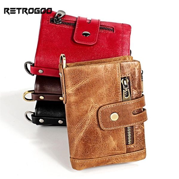 wallets retrogoo fashion women wallet genuine leather lady female hasp double zipper design coin purse cord holder money bag, Red;black
wallets retrogoo fashion women wallet genuine leather lady female hasp double zipper design coin purse cord holder money bag, Red;black