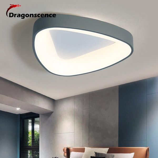 ceiling lights dragonscence modern led light lustre for bedroom dining child's room kitchen clubs triangle lamp