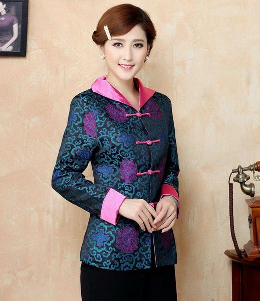 women's jackets chinese traditional mother jacket rich gold flower brocade improved style tang suit dress daily wear women, Black;brown
women's jackets chinese traditional mother jacket rich gold flower brocade improved style tang suit dress daily wear women, Black;brown