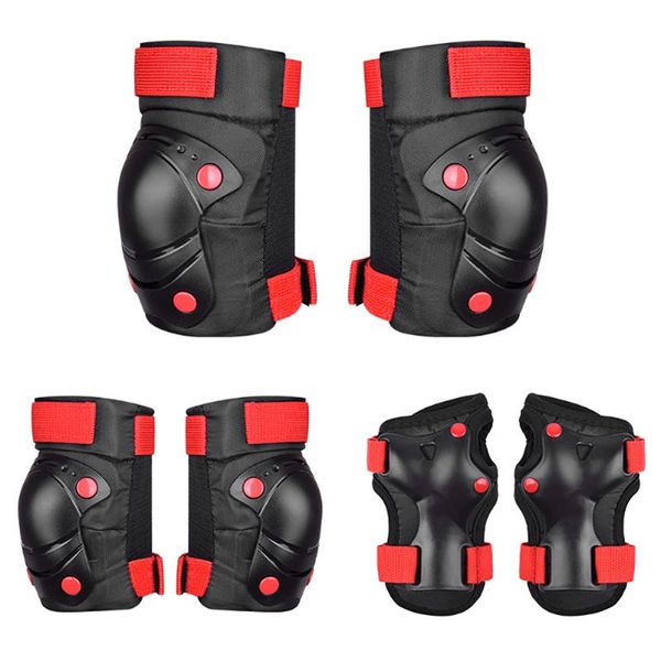 elbow & knee pads 6pcs adjustable outdoor sports skating kids skiing protection gear set wrist guards children body accessories, Black;gray
elbow & knee pads 6pcs adjustable outdoor sports skating kids skiing protection gear set wrist guards children body accessories, Black;gray