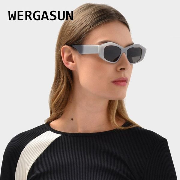 sunglasses wergasun 2021 women retro rectangle glasses female vintage brand designer lady eyeglass goggle, White;black
sunglasses wergasun 2021 women retro rectangle glasses female vintage brand designer lady eyeglass goggle, White;black