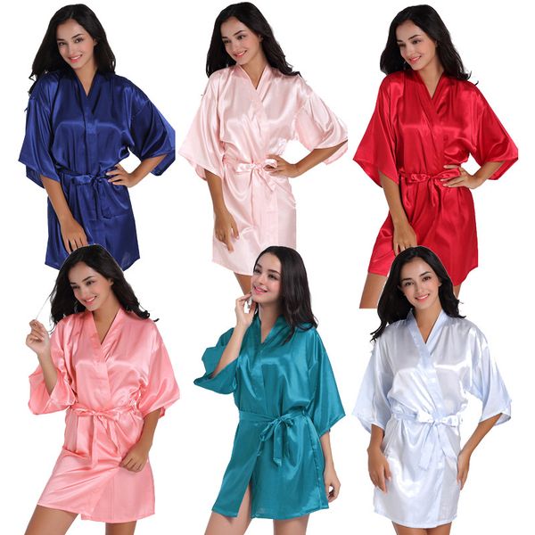 satin robes loose bridal robes soft and smooth satin silk bridal wedding nightdress satin bathrobe, White
satin robes loose bridal robes soft and smooth satin silk bridal wedding nightdress satin bathrobe, White