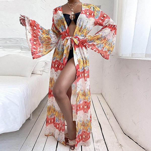 women's swimwear loose beauty cover-ups banadores mujer 2021 fashion summer v-neck lace long sleeve casual cardigan sunscreen, White;black
women's swimwear loose beauty cover-ups banadores mujer 2021 fashion summer v-neck lace long sleeve casual cardigan sunscreen, White;black