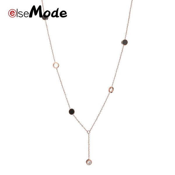 pendant necklaces elsemode 2021 women's fashion stainless steel jewelry colar european simple rose gold silvercolor coin necklace clavi, Silver
pendant necklaces elsemode 2021 women's fashion stainless steel jewelry colar european simple rose gold silvercolor coin necklace clavi, Silver