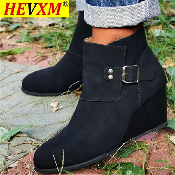 boots 2021 autumn women ankle fashion slope heel pointed toe casual boot high heels pu leather shoes for botas mujer, Black
boots 2021 autumn women ankle fashion slope heel pointed toe casual boot high heels pu leather shoes for botas mujer, Black
