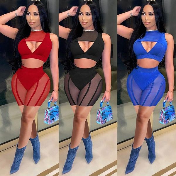 women's tracksuits solid color sheer mesh tracksuit women cut out crop and shorts night club party 2 piece set plus size s-xxl, Gray
women's tracksuits solid color sheer mesh tracksuit women cut out crop and shorts night club party 2 piece set plus size s-xxl, Gray