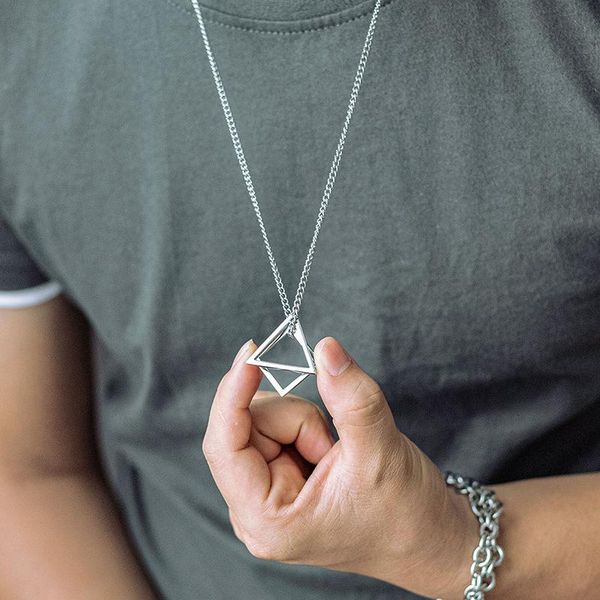 pendant necklaces men necklace stainless steel women simple long chain rectangular statement geometric, Silver
pendant necklaces men necklace stainless steel women simple long chain rectangular statement geometric, Silver